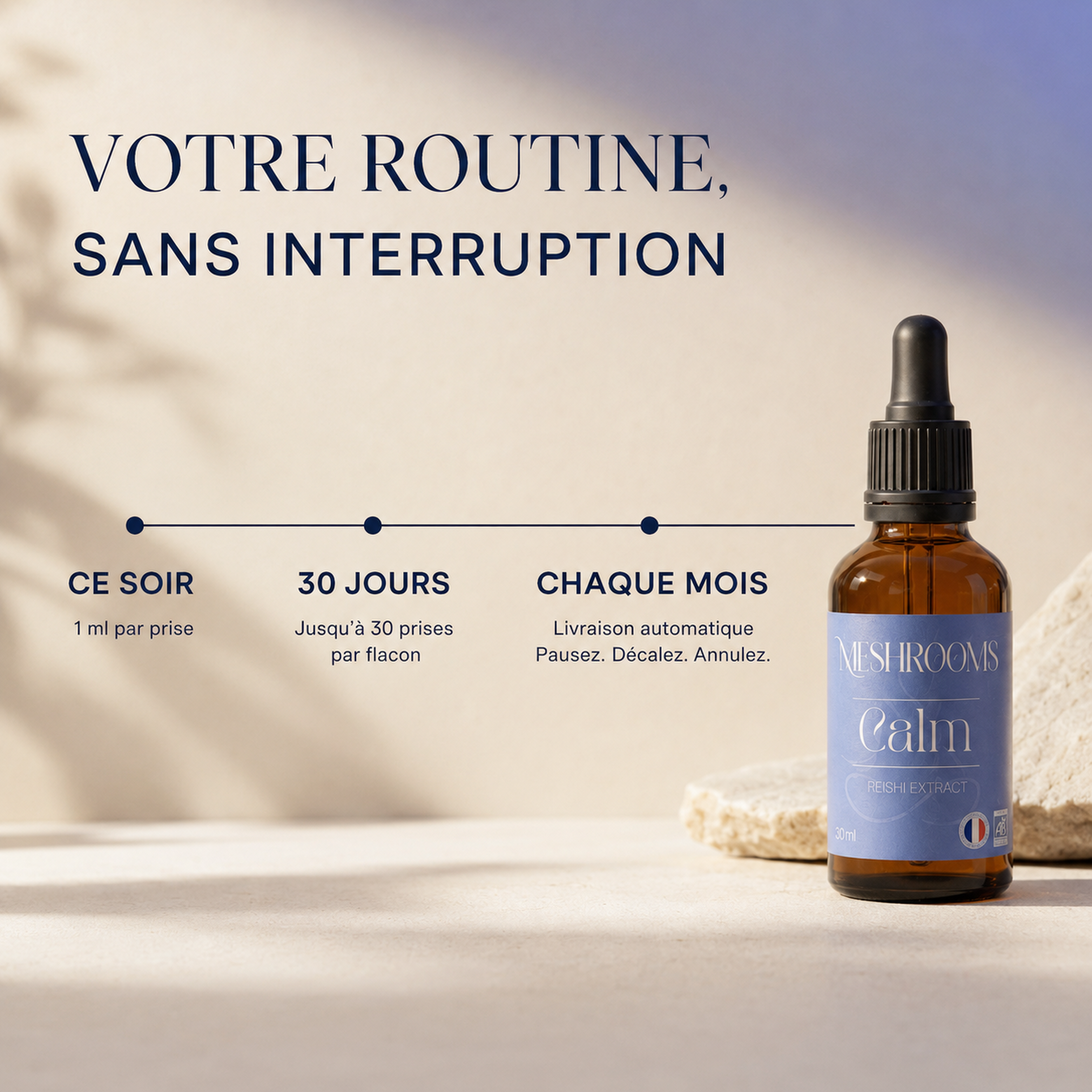 Champignons Calme (Mensuel)